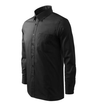 Pánska košeľa Style LS 209, 01 Čierna