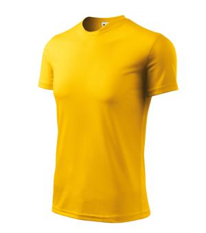 Pánske športové tričko Fantasy 124, 04 Žltá