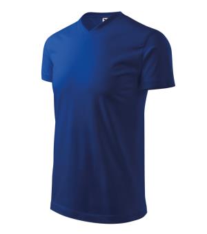 Unisex tričko Heavy V-neck 111, 05 Kráľovská Modrá