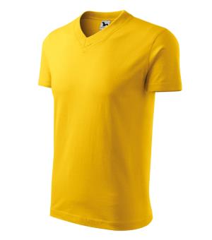 Unisexové tričko  V-neck 102, 04 Žltá