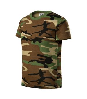 Detské tričko Camouflage 149, 33 Hnedý Maskáč