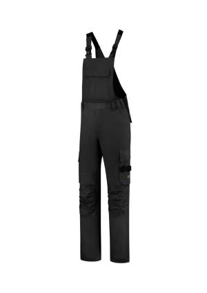 Pracovné nohavice na traky Bib & Brace Twill Cordura, T1 Čierna
