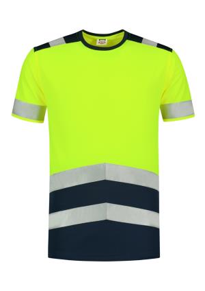 Vysoko viditeľné tričko High Vis Bicolor T01, 97 Reflexná Žltá (2)