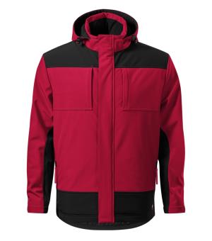 Zimná softshellová bunda pánska Vertex, 23 Marlboro červená (2)