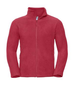 Pánska fleecová bunda na zips, 401 Classic Red