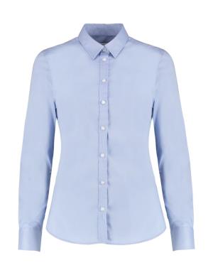 Dámska košeľa s dlhými rukávmi Strech Oxford, 321 Light Blue