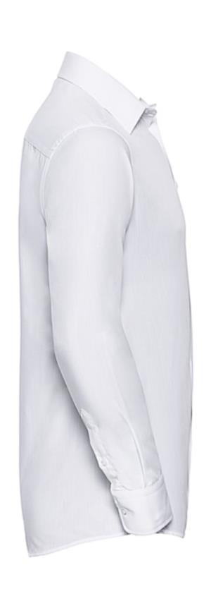 Pánska košeľa s dlhými rukávmi, 000 White (4)