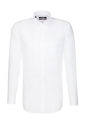 Košeľa s dlhými rukávmi s moderným strihom, 000 White