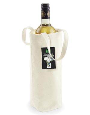 Bavlnená taška na víno Fairtrade, 008 Natural (4)