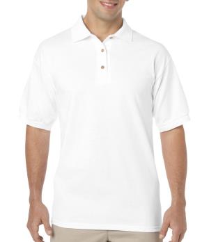 Pánska polokošeľa Gildan pánske DryBlend® Jersey Polo, 000 White