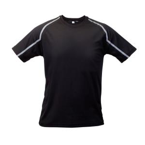 Športové tričko Fleser, čierna