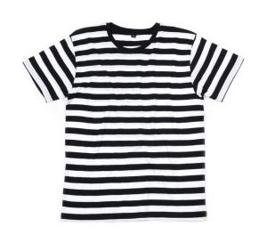 Pánske pruhované tričko, 150 Black/White 