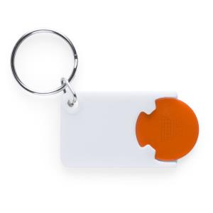 Kľúčenka so žetónom Zabax , oranžová