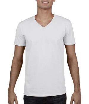Pánske tričko Softstyle® V-Neck, 000 White