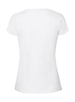 Dámske tričko z prstencovej bavlny Iconic 150, 000 White (3)