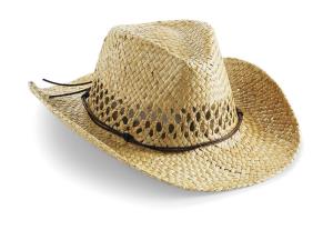 Slamený klobúk Cowboy, 008 Natural