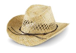 Slamený klobúk Cowboy, 008 Natural (2)