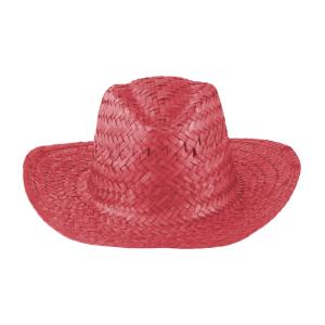 Plážový klobúk Splash, Červená