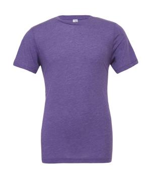Unisex tričko Triblend, 348 Purple Triblend