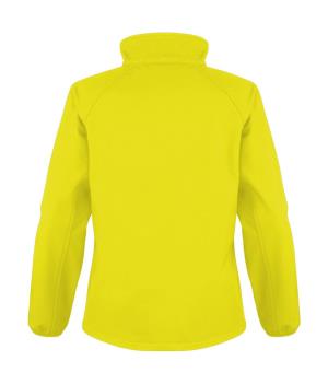 Dámska potlačiteľná Softshellová bunda, 657 Yellow/Black (2)