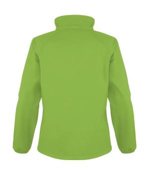 Dámska potlačiteľná Softshellová bunda, 554 Vivid Green/Black (2)