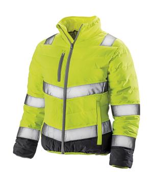 Dámska bunda Soft Padded Safety , 675 Fluo Yellow/Grey