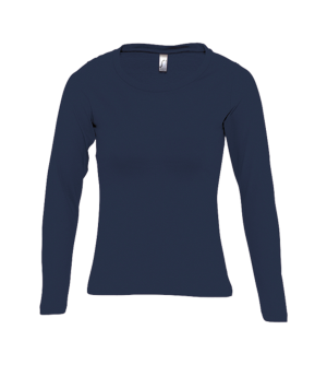 Dámske tričko Long Classic 127, námornícka modrá
