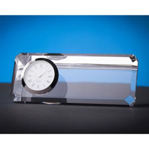 Ťažítko so stolovými hodinami Cristalino Clock, transparentná (6)