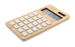 Kalkulačka z bambusu BooCalc, prírodná (2)