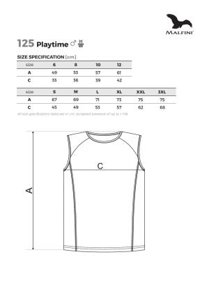 Veľkostná tabuľka tričko Malfini Playtime 125