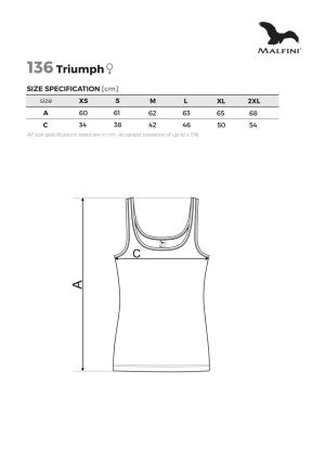 Veľkostná tabuľka tričko Malfini Triumph 136