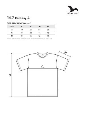 Veľkostná tabuľka tričko Malfini Fantasy 147