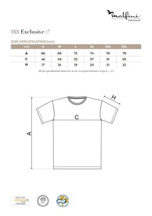 Veľkostná tabuľka tričko Malfini Exclusive 153