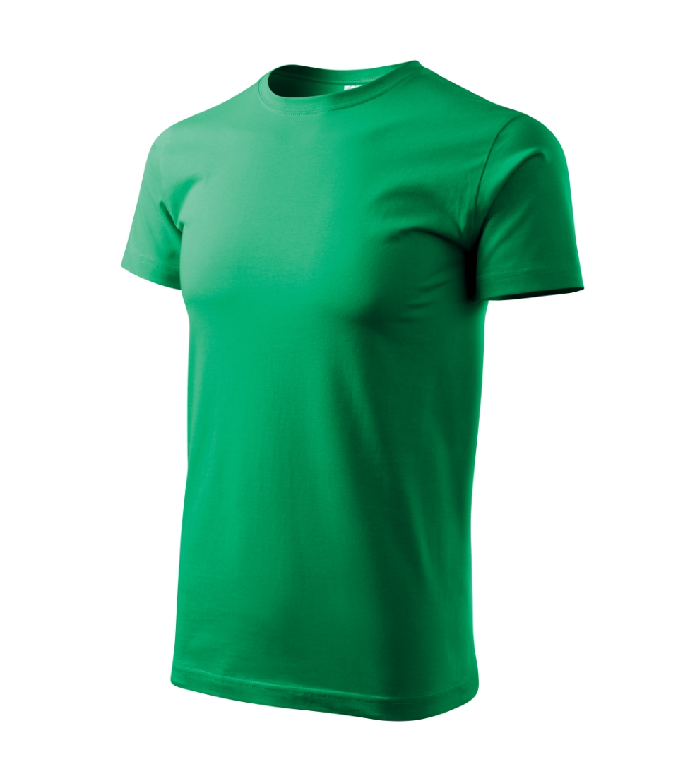Pánske tričko Basic 129, trávová zelená (1)