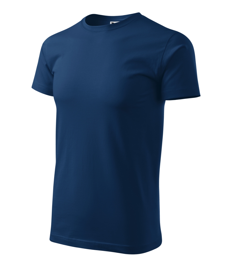 Pánske tričko Basic 129, 87 Polnočná Modrá (1)