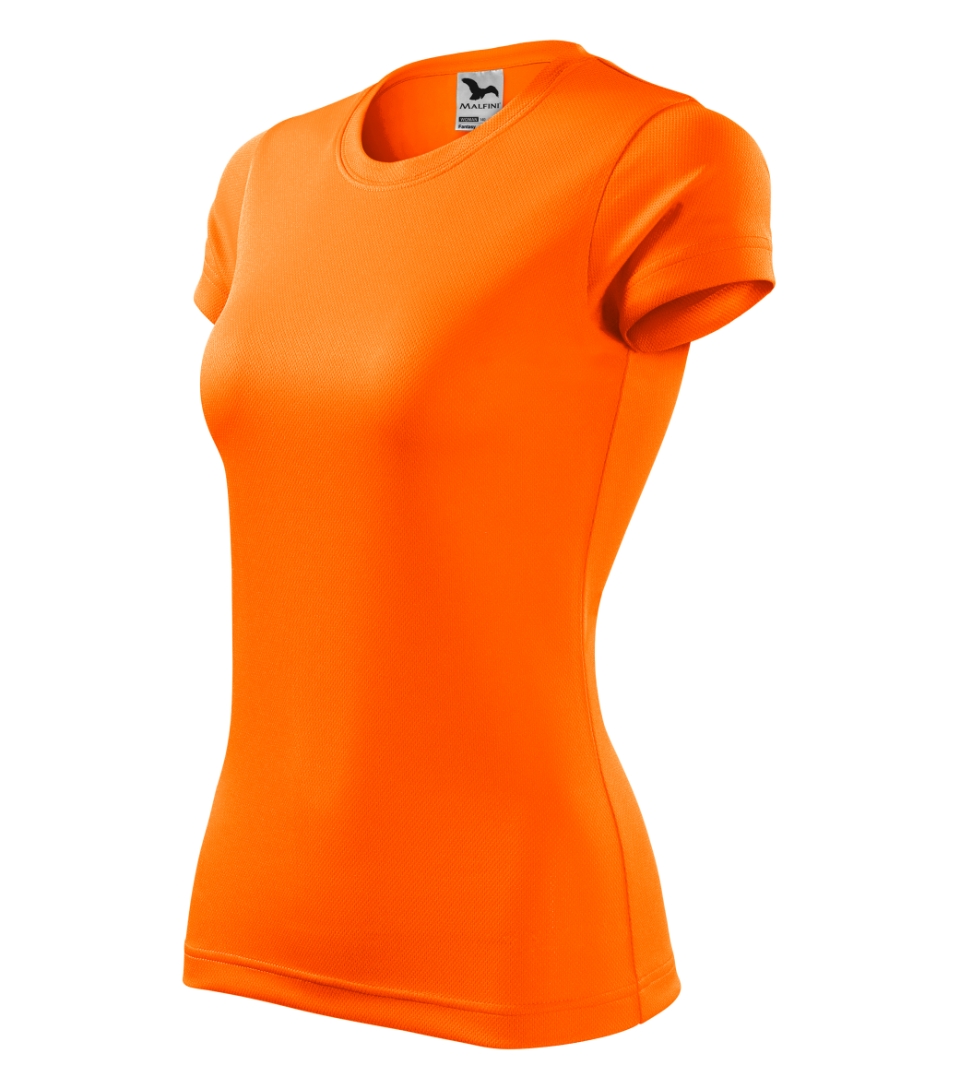 Dámske športové tričko Fantasy 140, 91 Neónová Oranžová (1)
