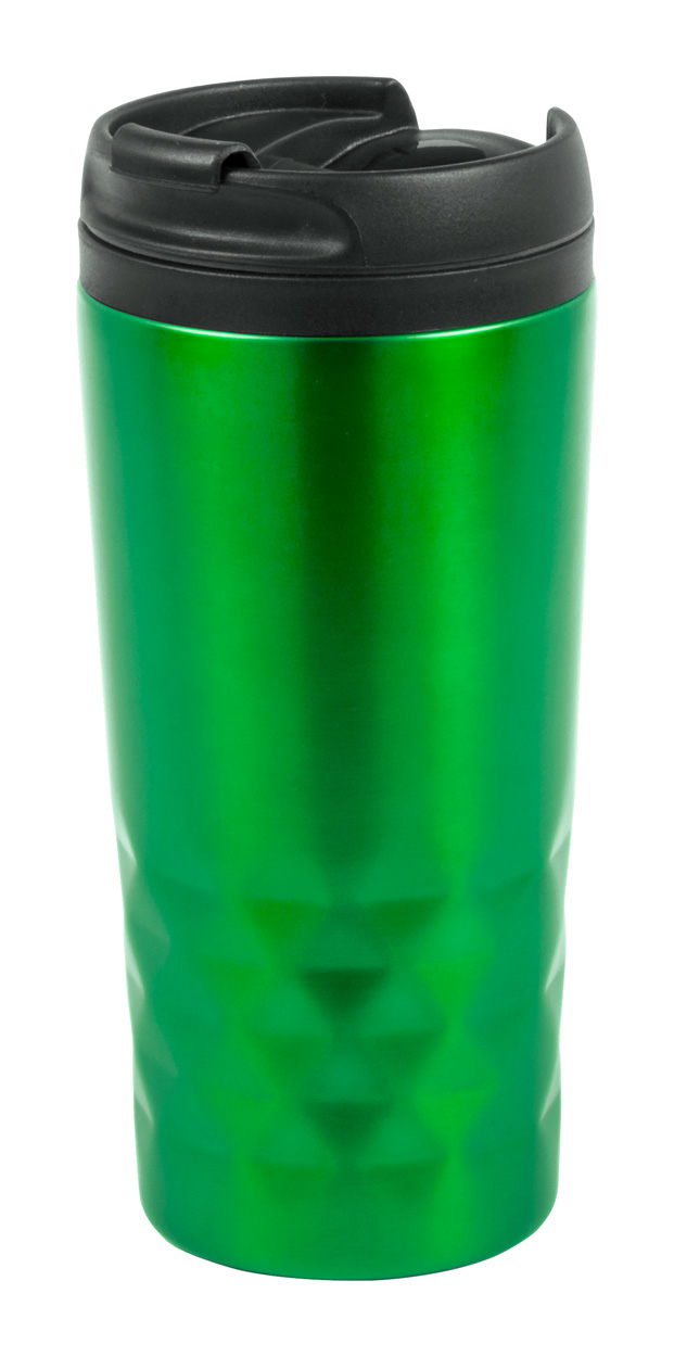 Nerezový termohrnček Dritox, zelená (1)