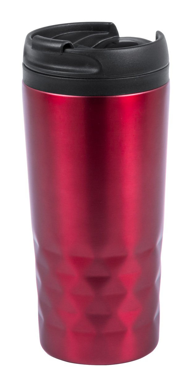 Nerezový termohrnček Dritox, červená (1)