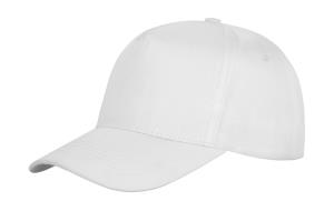 5-panelová šiltovka so zahnutým šiltom Binor, 000 White