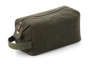 Kozmetická taštička Heritage Waxed Canvas, 530 Olive Green