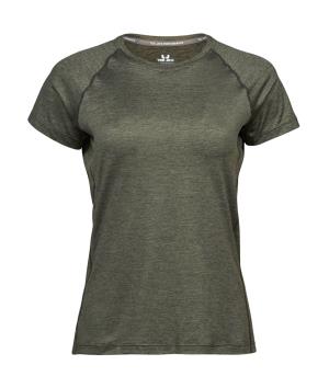 Dámske tričko COOLdry, 533 Olive Melange