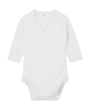 Body pre bábätka Kimono Vik, 000 White