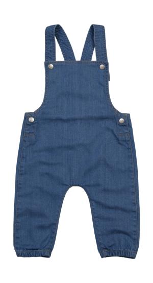Džínsy pre bábätko s náprsenkou Baby Rocks, 308 Denim Blue