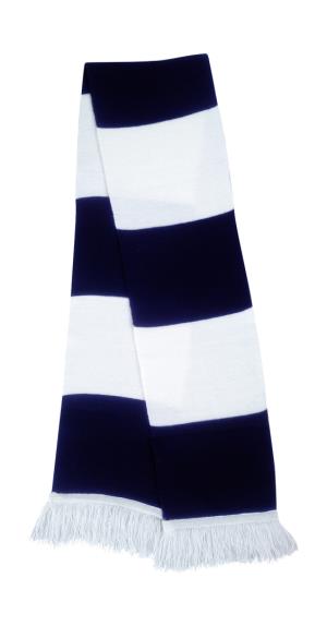 Pletený šál, 052 White/Navy