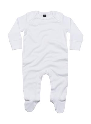 Overal pre bábätká s rukavičkami Velkri, 000 White
