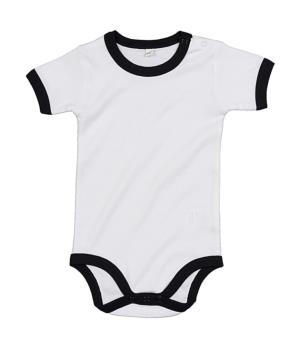 Body pre bábätko Ringer, 056 White/Black