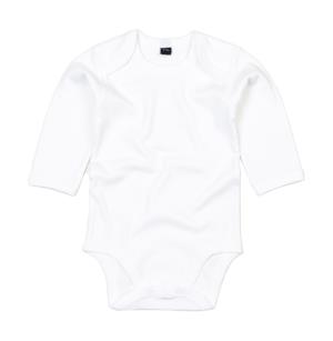 Body pre bábätká s dlhými rukávmi Erlik, 000 White