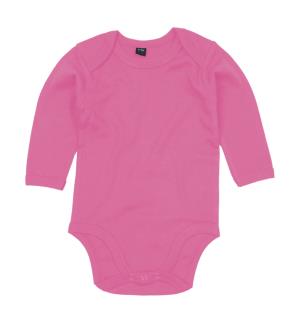 Body pre bábätká s dlhými rukávmi Erlik, 439 Fuchsia