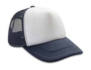 5 panelová šiltovka sieťovaná Detroit, 252 Navy/White