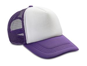 5 panelová šiltovka sieťovaná Detroit, 374 Purple/White
